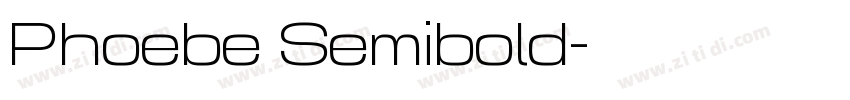 Phoebe Semibold字体转换